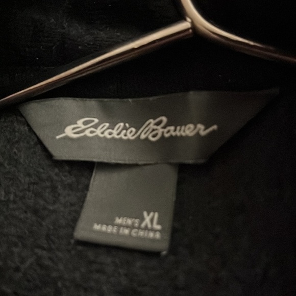 Eddie Bauer XL Thermal Knit Zip-Up Jacket Cozy Polyester Outerwear Posh Style - Picture 9 of 10